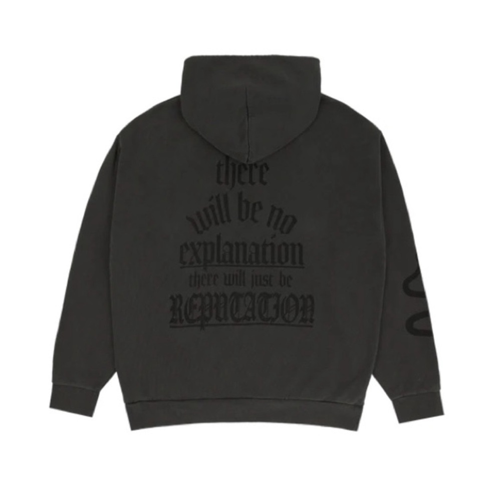 Taylor Swift Dark Gray Reputation Hoodie - Picture 2 of 6
